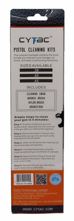 Cytac - Pistol Cleaning Kit - .45 cal