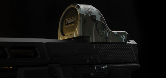 OpticGard - Scope Cover for Trijicon® SRO - GunMetal Gray Camo