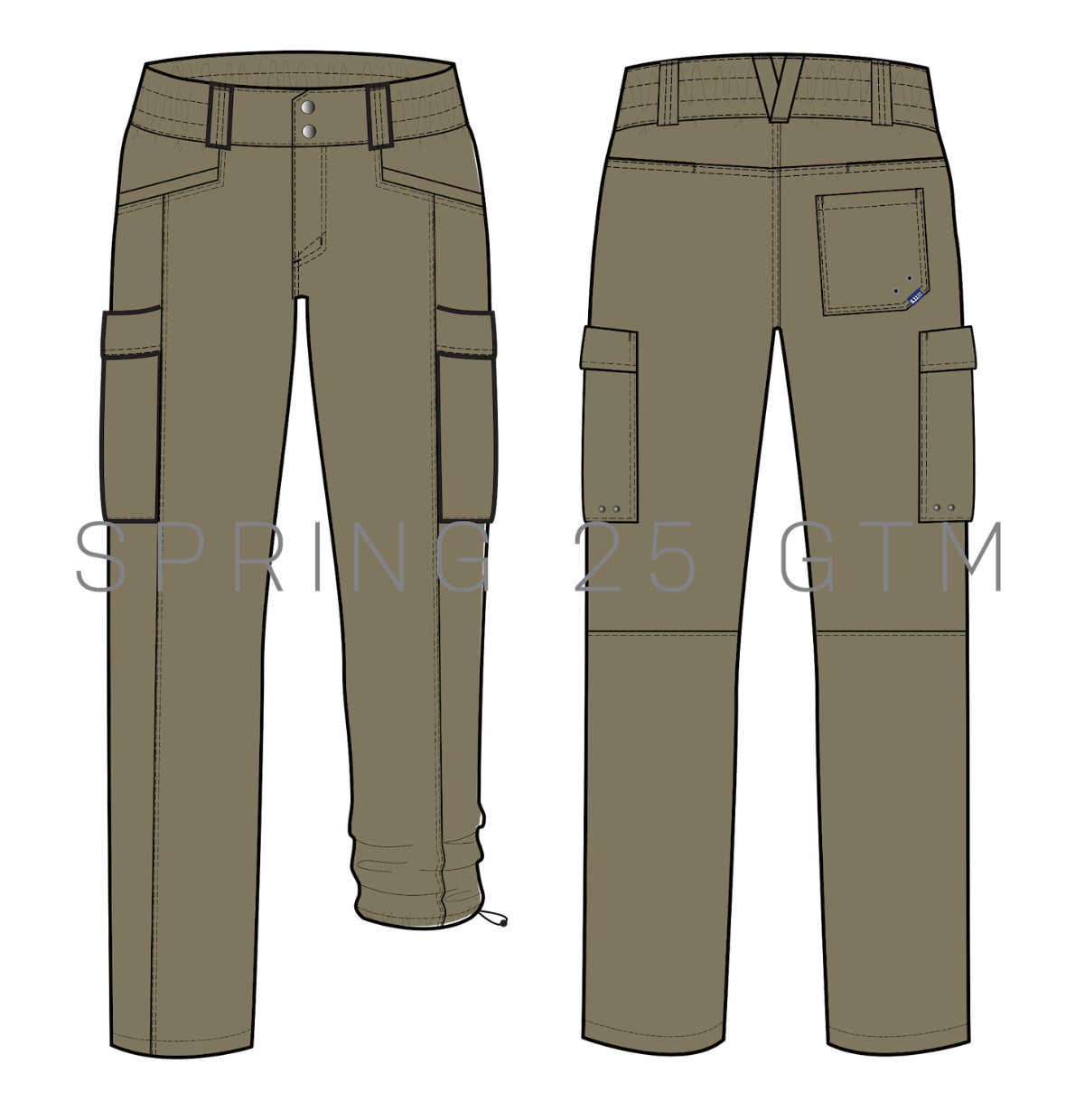 5.11 - Women's Azurite Pant - Covert Green (1179) - Dim R-(Dim R)