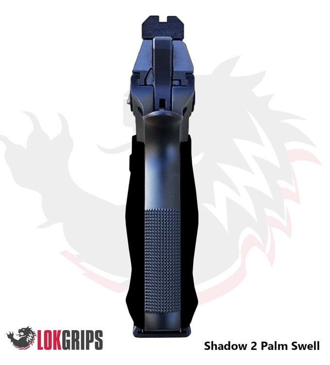 LokGrips - CZ Shadow 2 - Palm Swell Bogies - Neon Grön