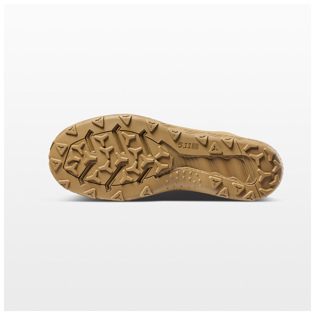 5.11 A/T Mid 2.0 CST-känga i Us Dk Coyote från sidan. Modellen tillhör A/T-serien.