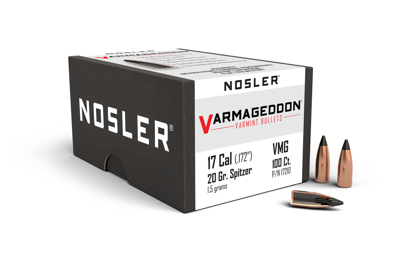 Nosler - Kula - 17 Caliber (.172) - 20gr - Varmageddon Tipped - 100st/ask