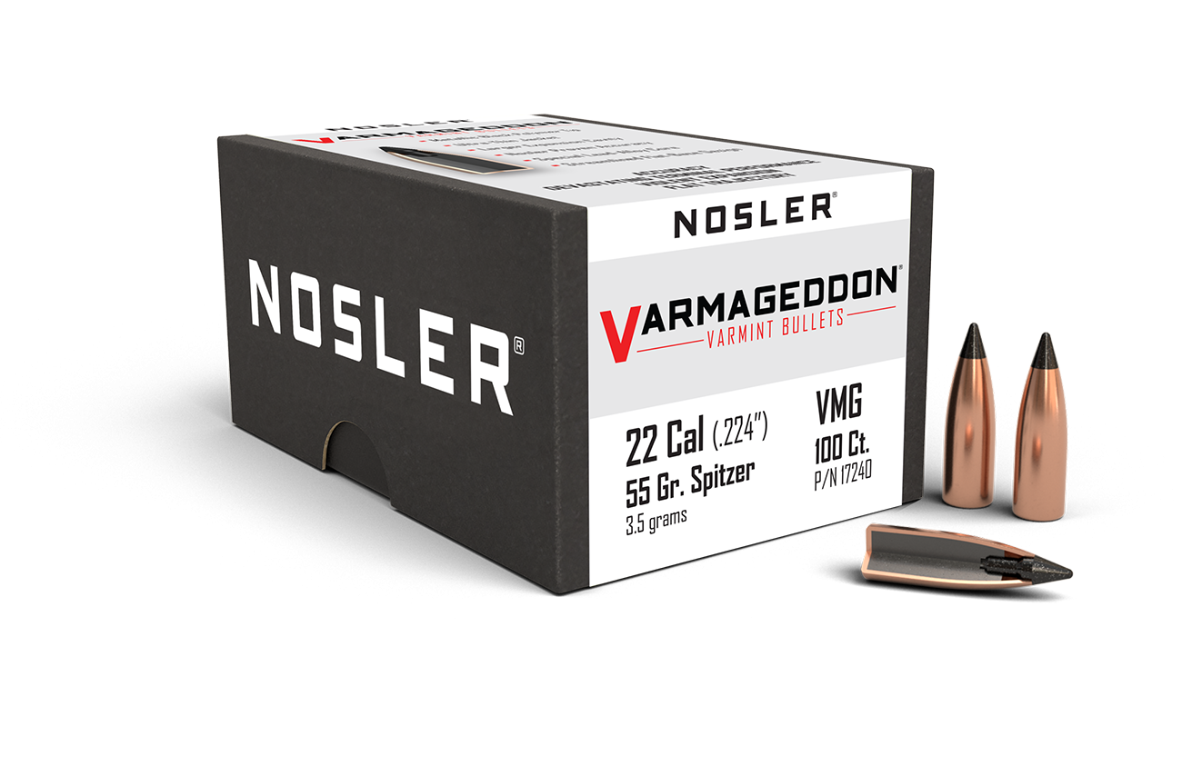 Nosler - Kula - 22 Caliber (.224) - 55gr - Tipped Varmint - 100st/ask