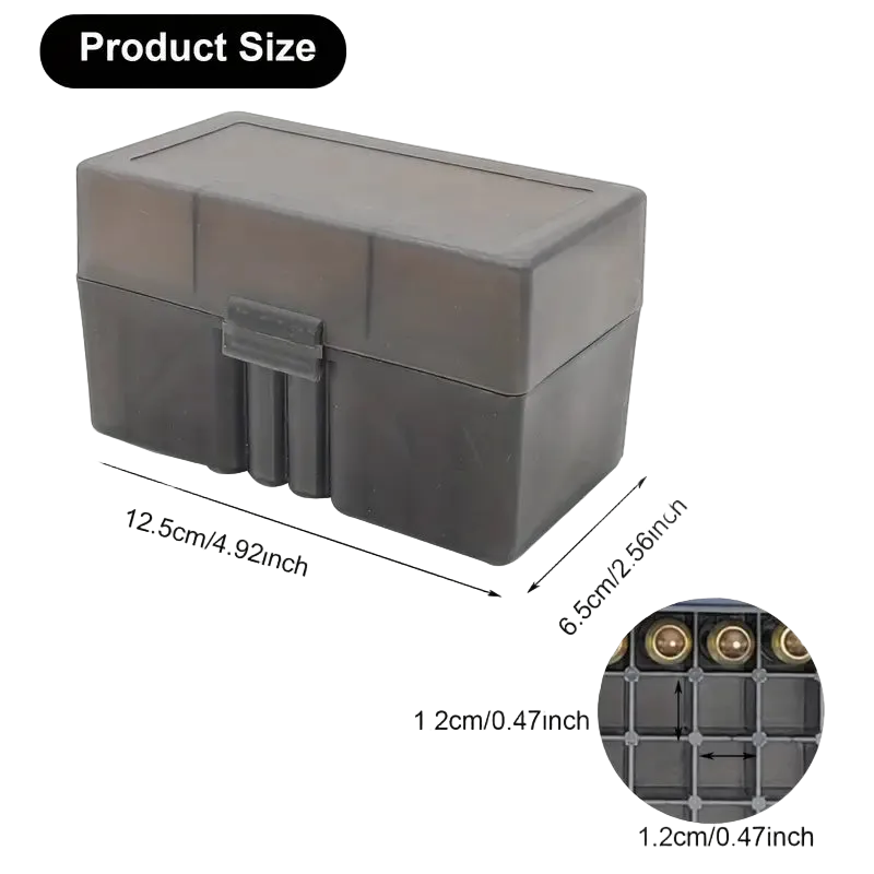 RangeMaster - Ammo Box - .223 - 50 rounds - Grå