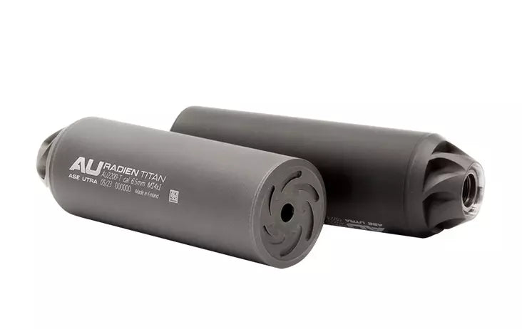 Ase Utra - Radien Titan - Kaliber 6.5 - 5/8x 24 UNEF - Svart