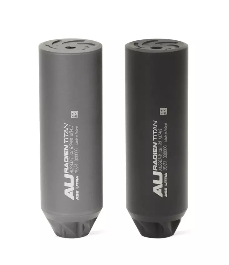 Ase Utra - Radien Titan - Kaliber 6.5 - 5/8x 24 UNEF - Svart