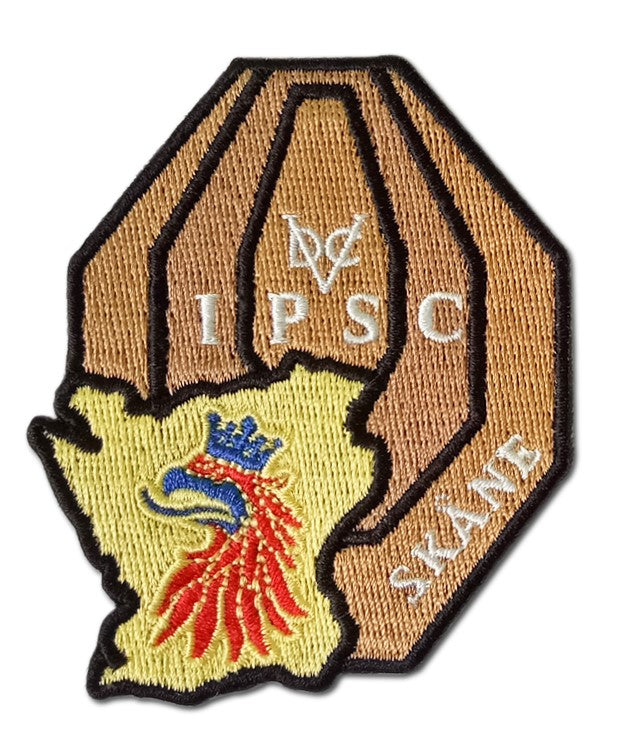 Rangemaster - Skane (Sweden) Target patch - Skånekarta - Svart