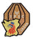 Rangemaster - Skane (Sweden) Target patch - Skånekarta - Svart