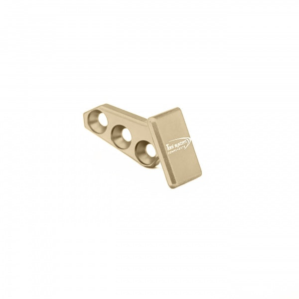 Toni System - 3 holes thumb rest, left side, right hand shooter - Sand