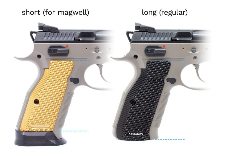 Armanov - CZ Shadow 2 - SpidErgo Gen2 - Pistol Grips - Svart