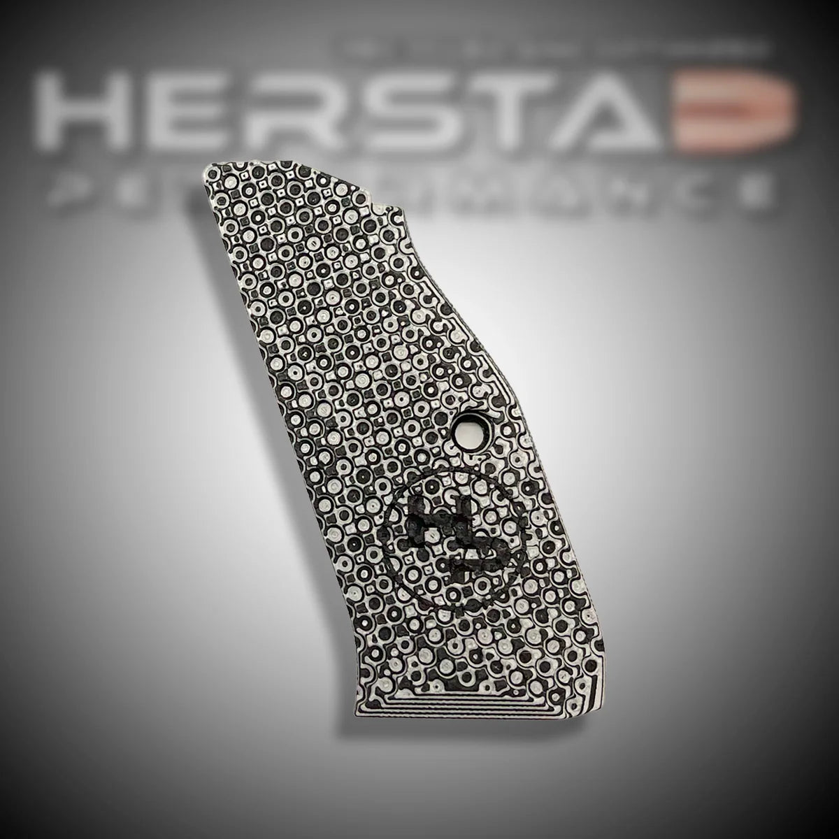 Herstad Performance - CZ Shadow 2 - Palm Swell Thick - Long - Silver/Black/(Black logo)