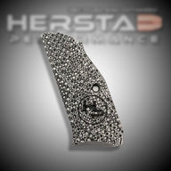 Herstad Performance - CZ Shadow 2 - Palm Swell Thick - Long - Silver/Black/(Black logo)