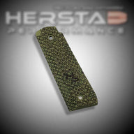 Herstad Performance - Ruger MK IV 22/45 - Flat Thick - Army Green/Black (Black logo)