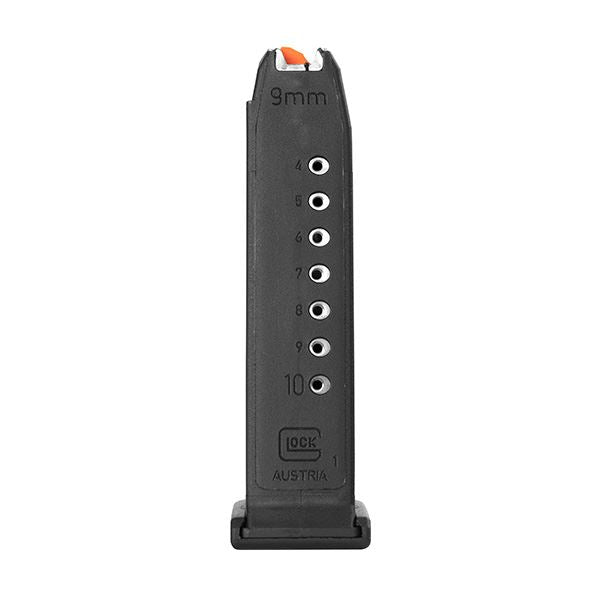 Glock - Magasin till Glock 19 - 9 mm - 10 rds - Orange
