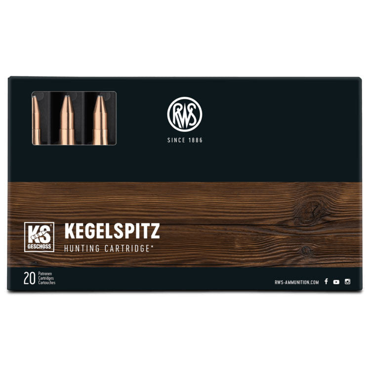 RWS - Kegelspitz (Cone point) - 7X65 R - 8.0g - 20/ask