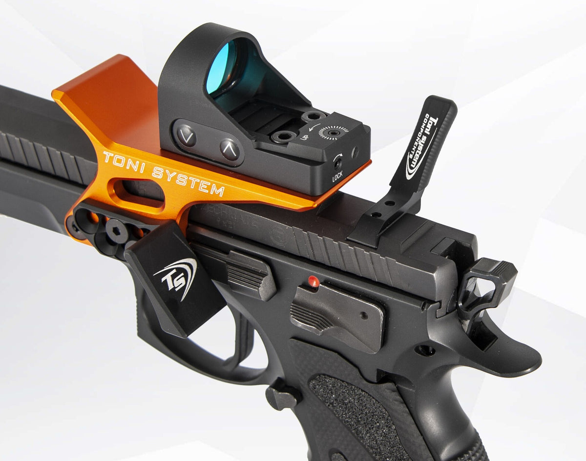 Toni System - Thumb rest, open model - 10 holes - Sand