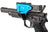 Toni System - Thumb rest, open model - 10 holes - Sand