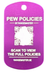 RangeMaster – PEW POLICIES Travel Tags (1-pack) - Lila