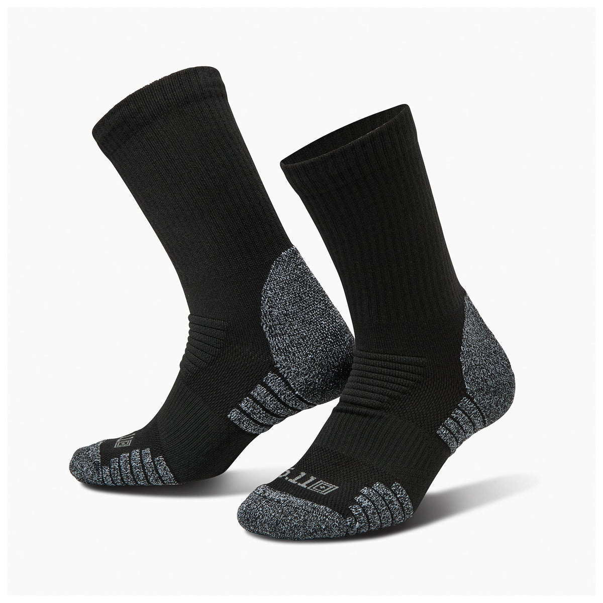 5.11 Duty Ready Ultra Crew Sock i Black, crewstrumpa med ventilerande meshstickning