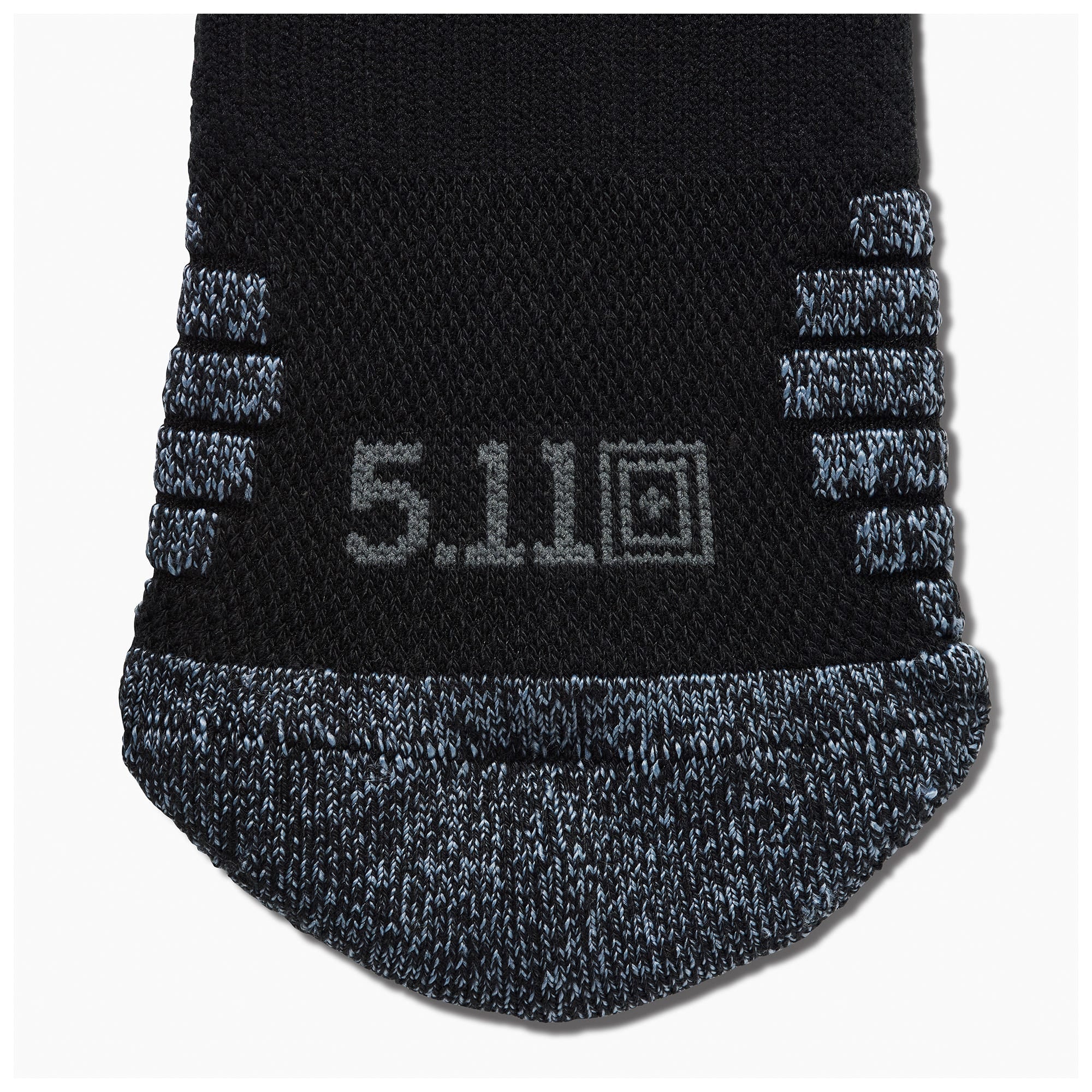 5.11 Duty Ready Ultra Crew Sock i Black, crewstrumpa med ventilerande meshstickning