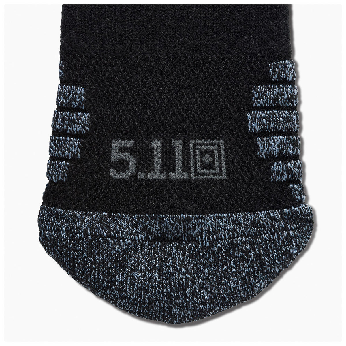 5.11 Duty Ready Ultra Crew Sock i Black, crewstrumpa med ventilerande meshstickning