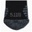 5.11 Duty Ready Ultra Crew Sock i Black, crewstrumpa med ventilerande meshstickning
