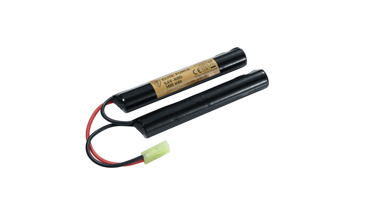 Elite Force - Laddningsbara Crane Stock Batteri NiMH 9,6V - 1400 mAh