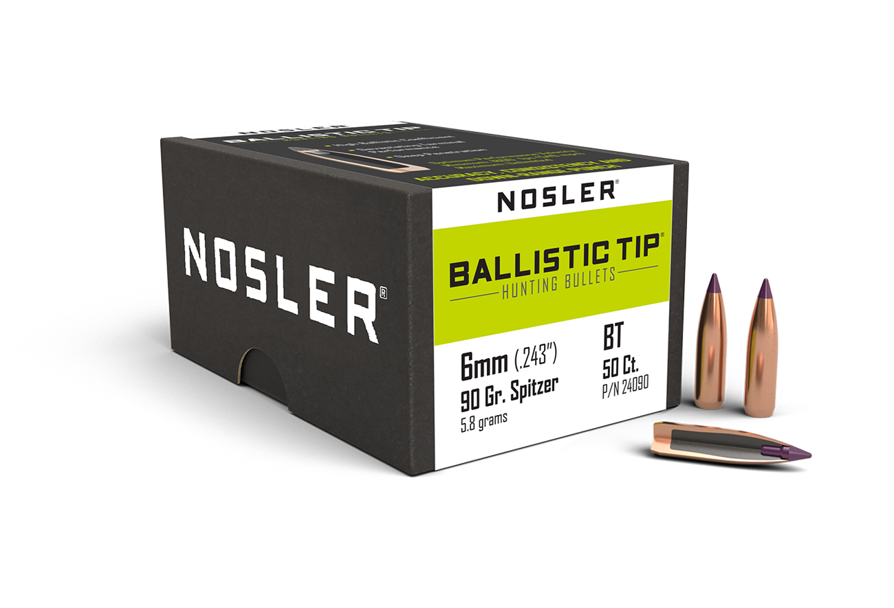 Nosler - Kula - 6mm - 90gr - Ballistic Tip Hunting - 50st/ask