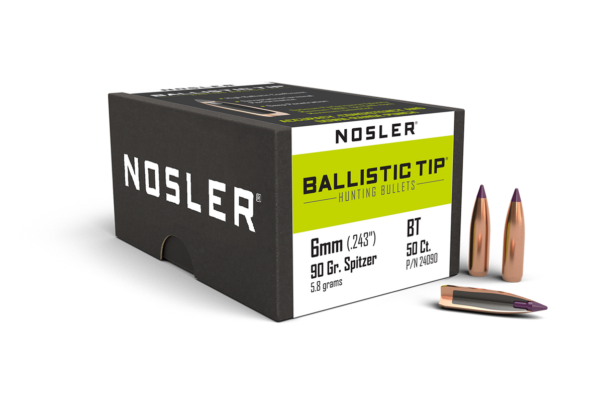 Nosler - Kula - 6mm - 90gr - Ballistic Tip Hunting - 50st/ask