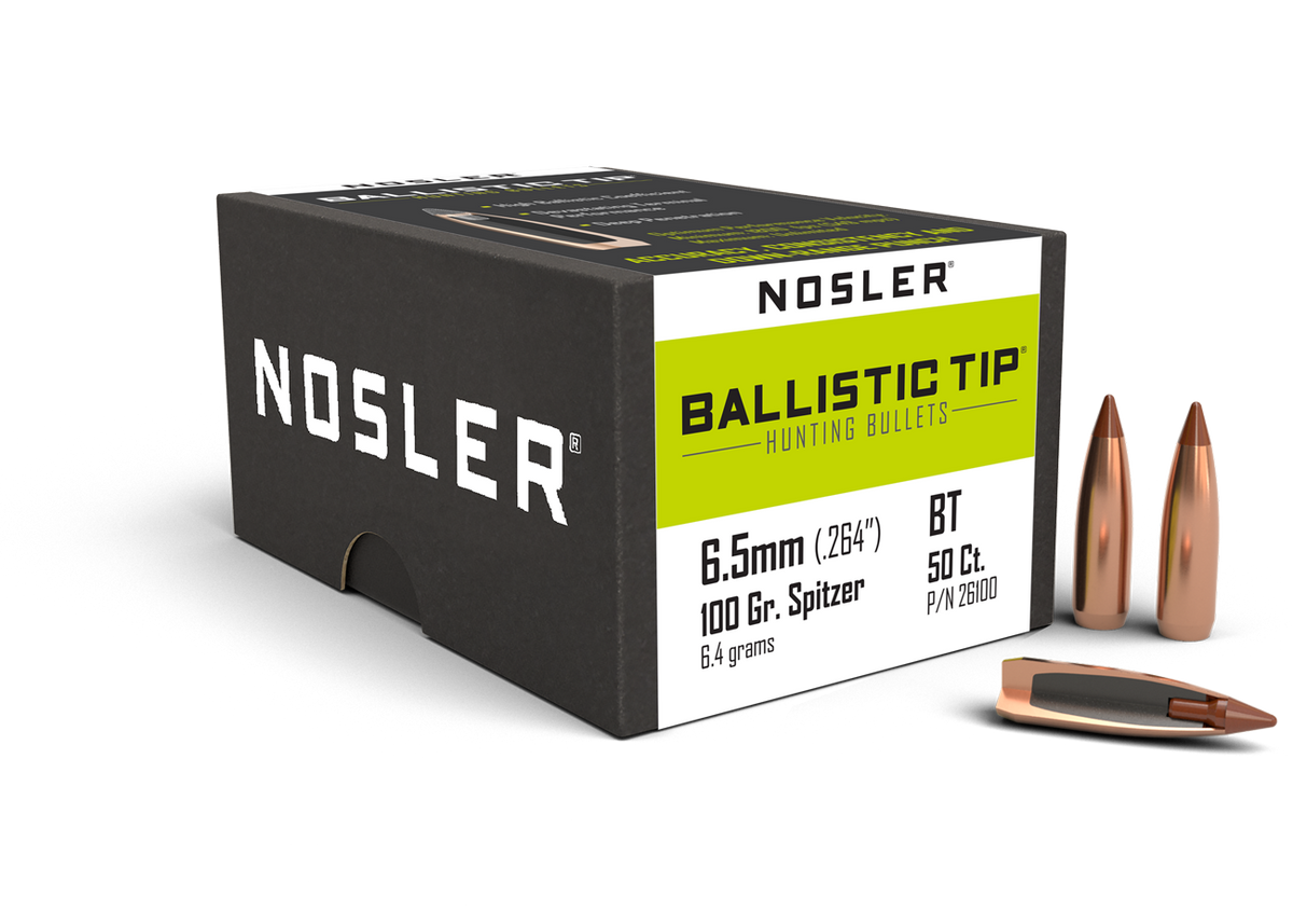 Nosler - Kula - 6.5mm - 100gr - Ballistic Tip Hunting - 50st/ask