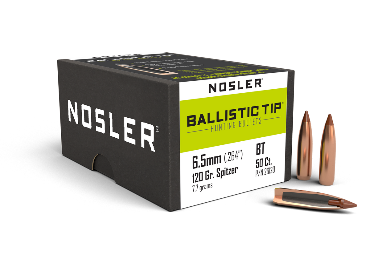 Nosler - Kula - 6.5mm - 120gr - Ballistic Tip Hunting - 50st/ask