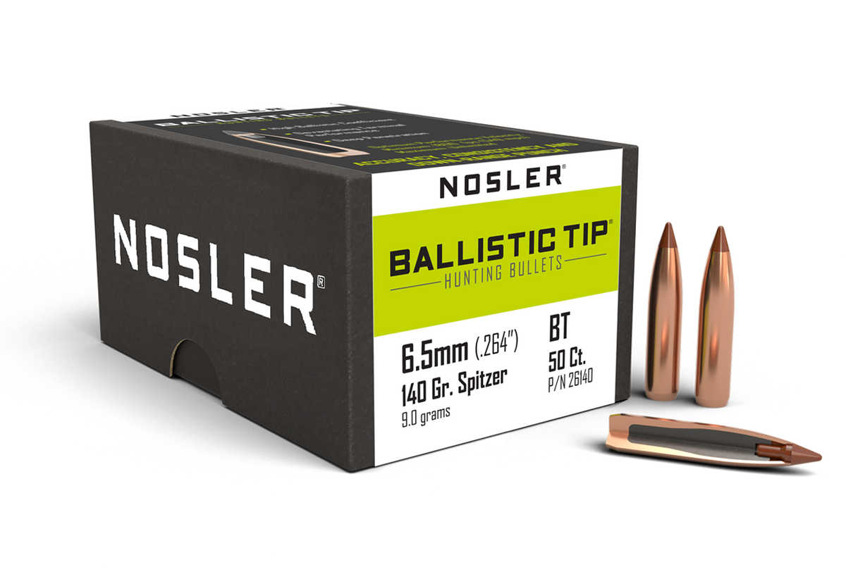 Nosler - Kula - 6.5mm - 140gr - Ballistic Tip Hunting - 50st/ask