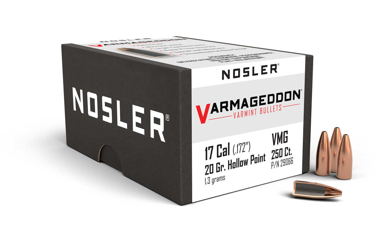 Nosler - Kula - 17 Caliber - 20gr - Varmageddon FBHP - 250st/ask
