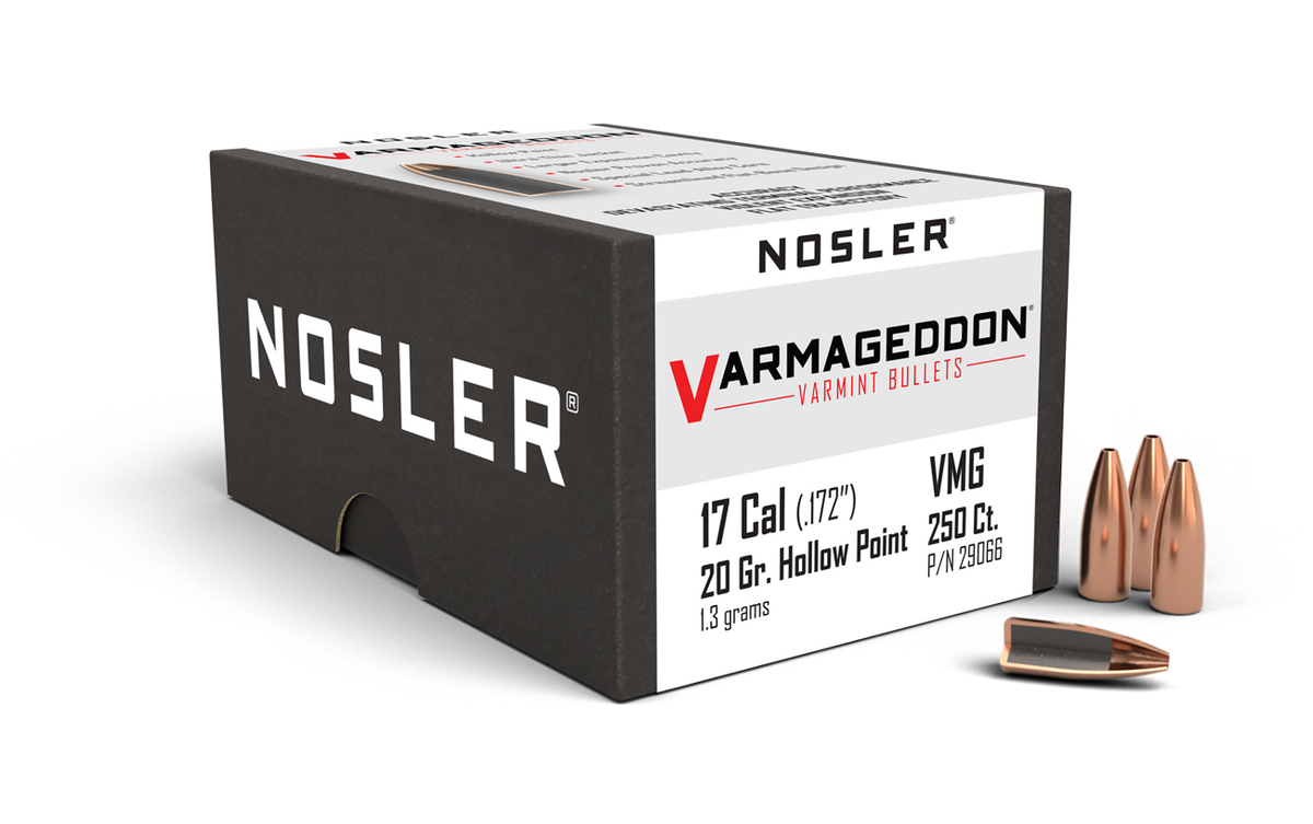 Nosler - Kula - 17 Caliber - 20gr - Varmageddon FBHP - 250st/ask