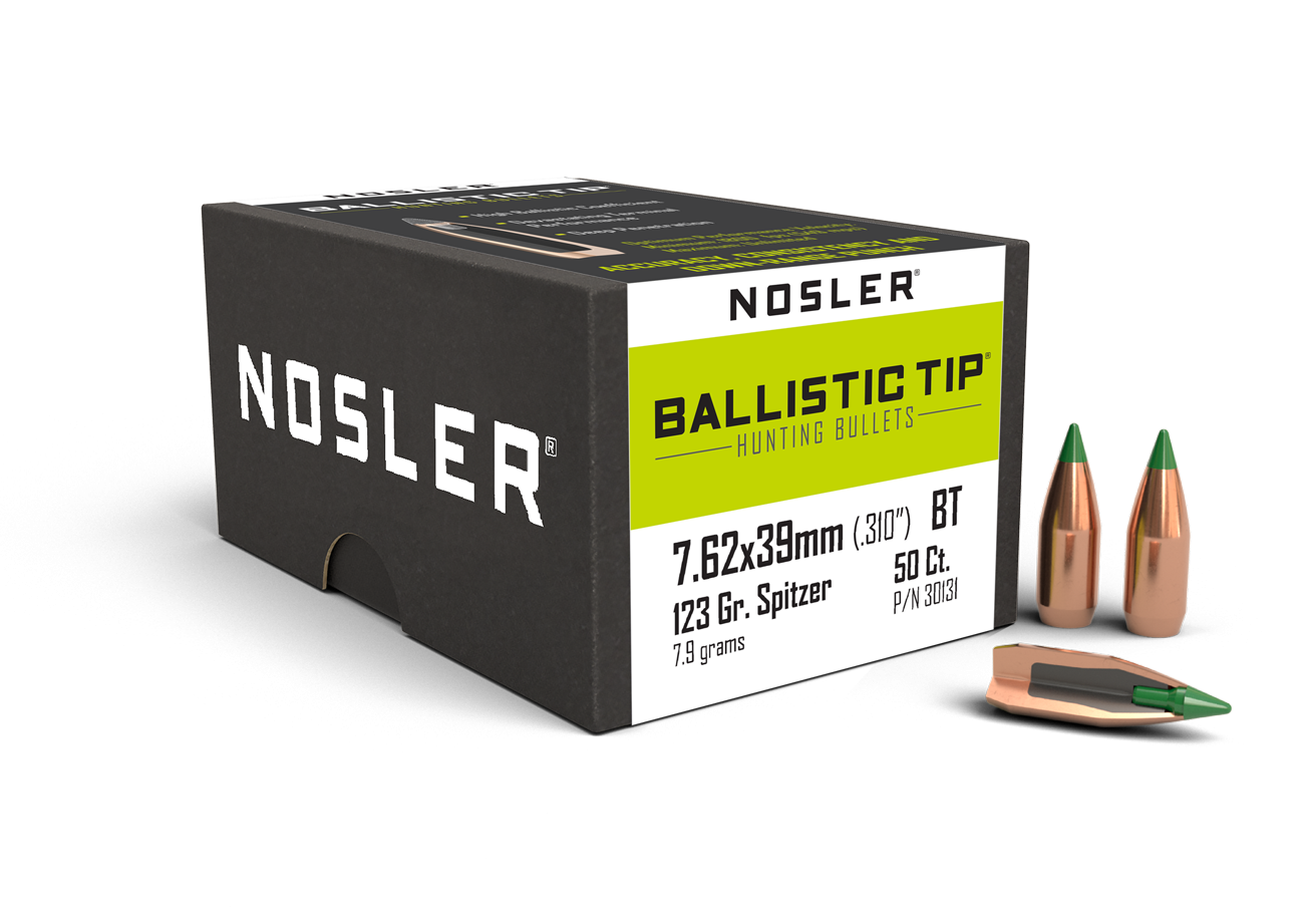 Nosler - Kula - 7,62×39 - 123gr - Ballistic Tip Hunting - 50st/ask