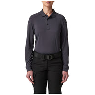 5.11 Tactical Women's Helios långärmad pikétröja i Charcoal