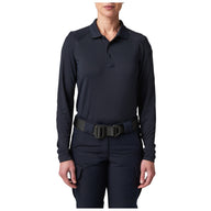 5.11 Tactical Women's Helios långärmad pikétröja i Dark Navy