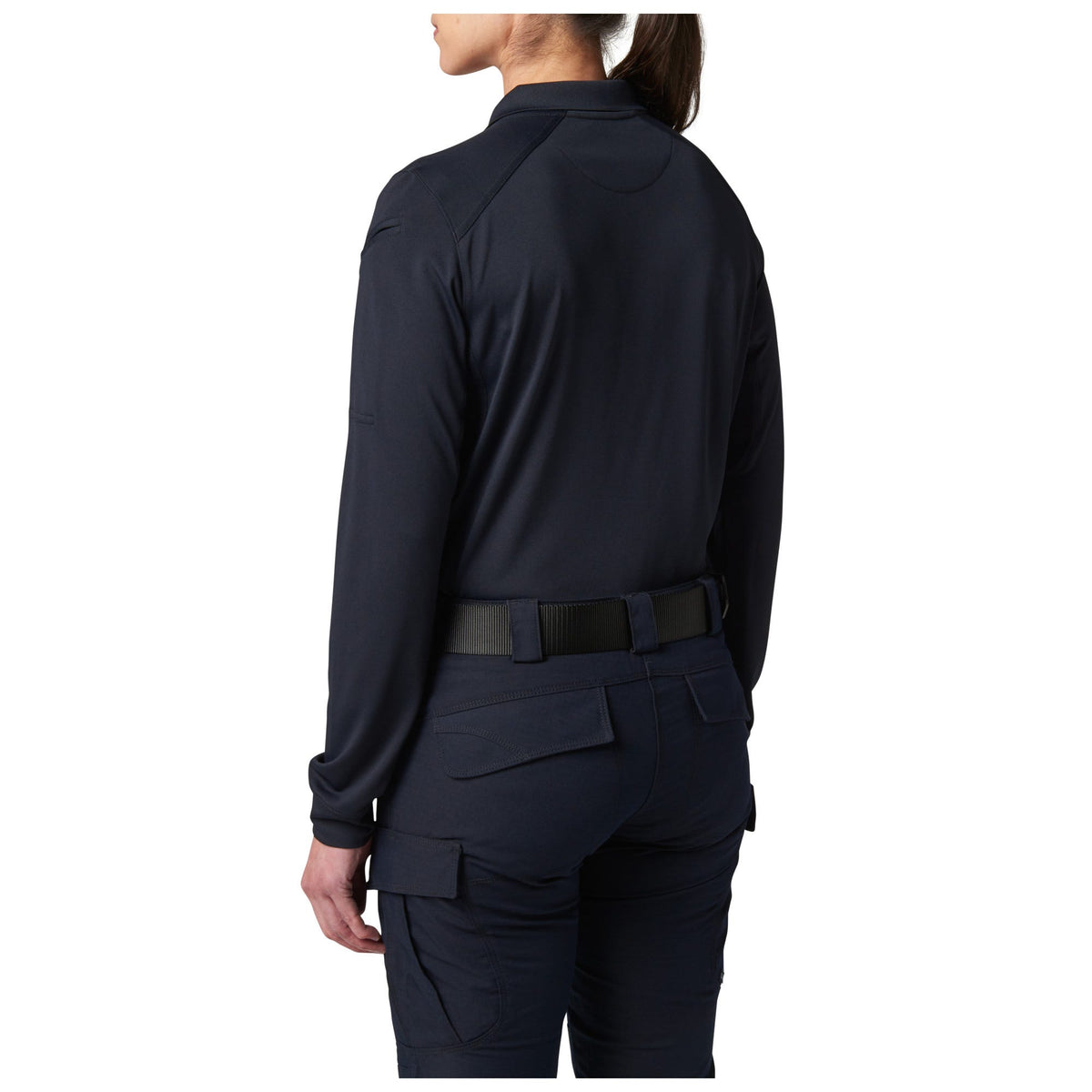 5.11 Tactical Women's Helios långärmad pikétröja i Dark Navy