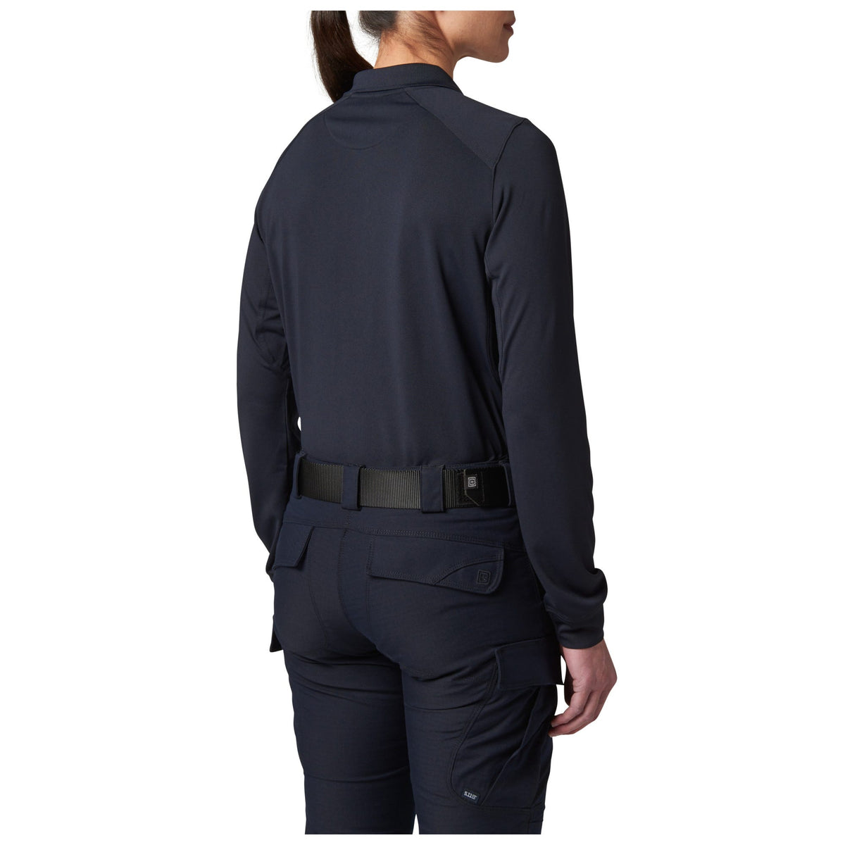 5.11 Tactical Women's Helios långärmad pikétröja i Dark Navy