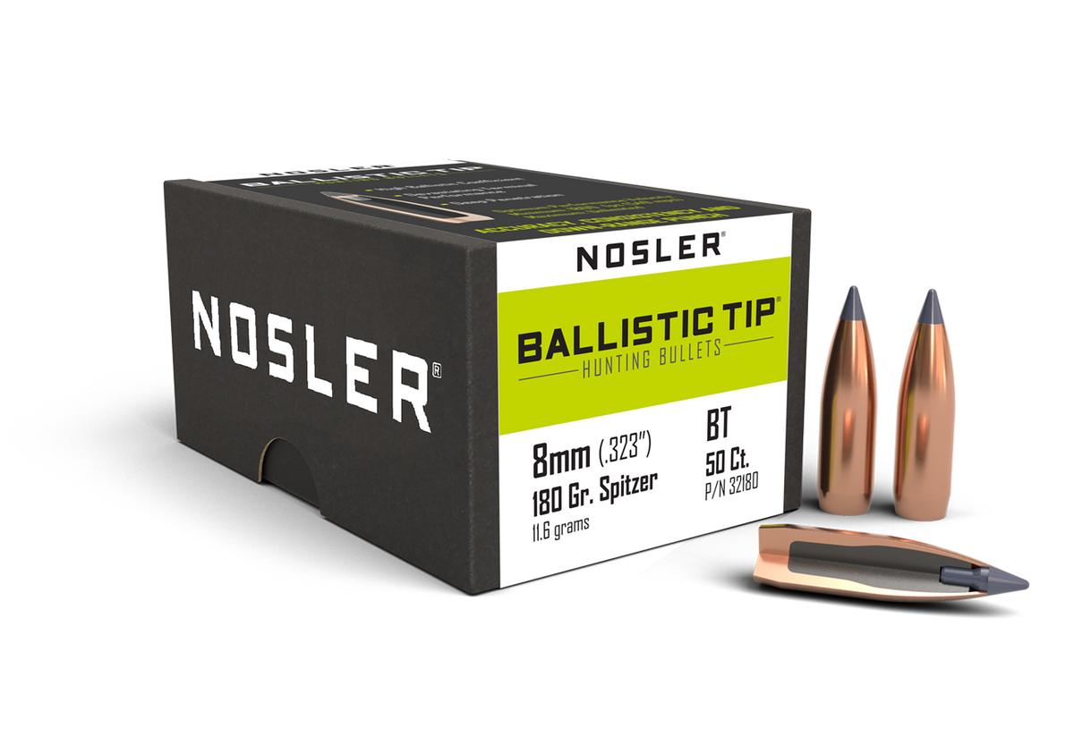 Nosler - Kula - 8mm - 180gr - Ballistic Tip Hunting - 50st/ask