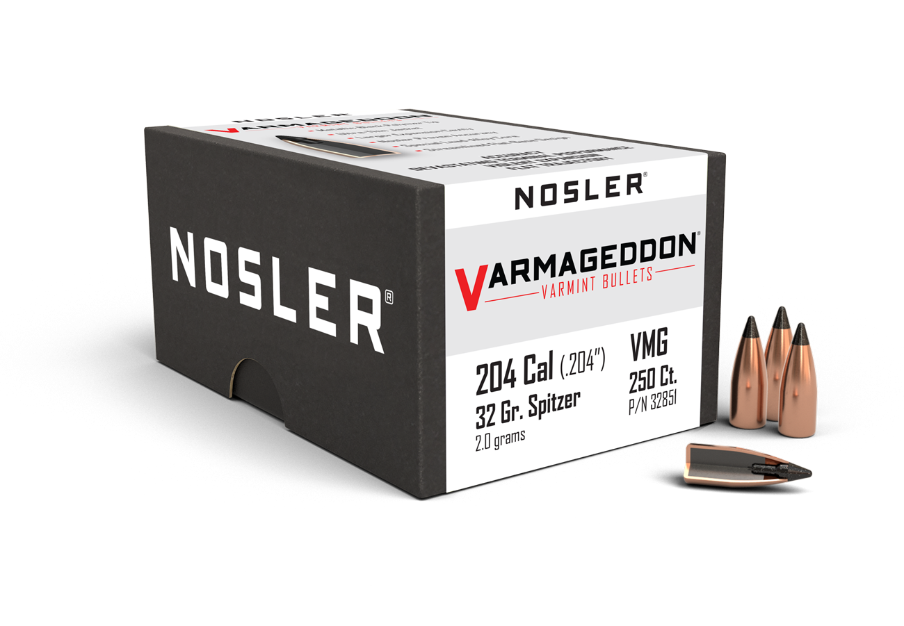 Nosler - Kula - 20 Caliber - 32gr - Tipped Varmint - 250st/ask