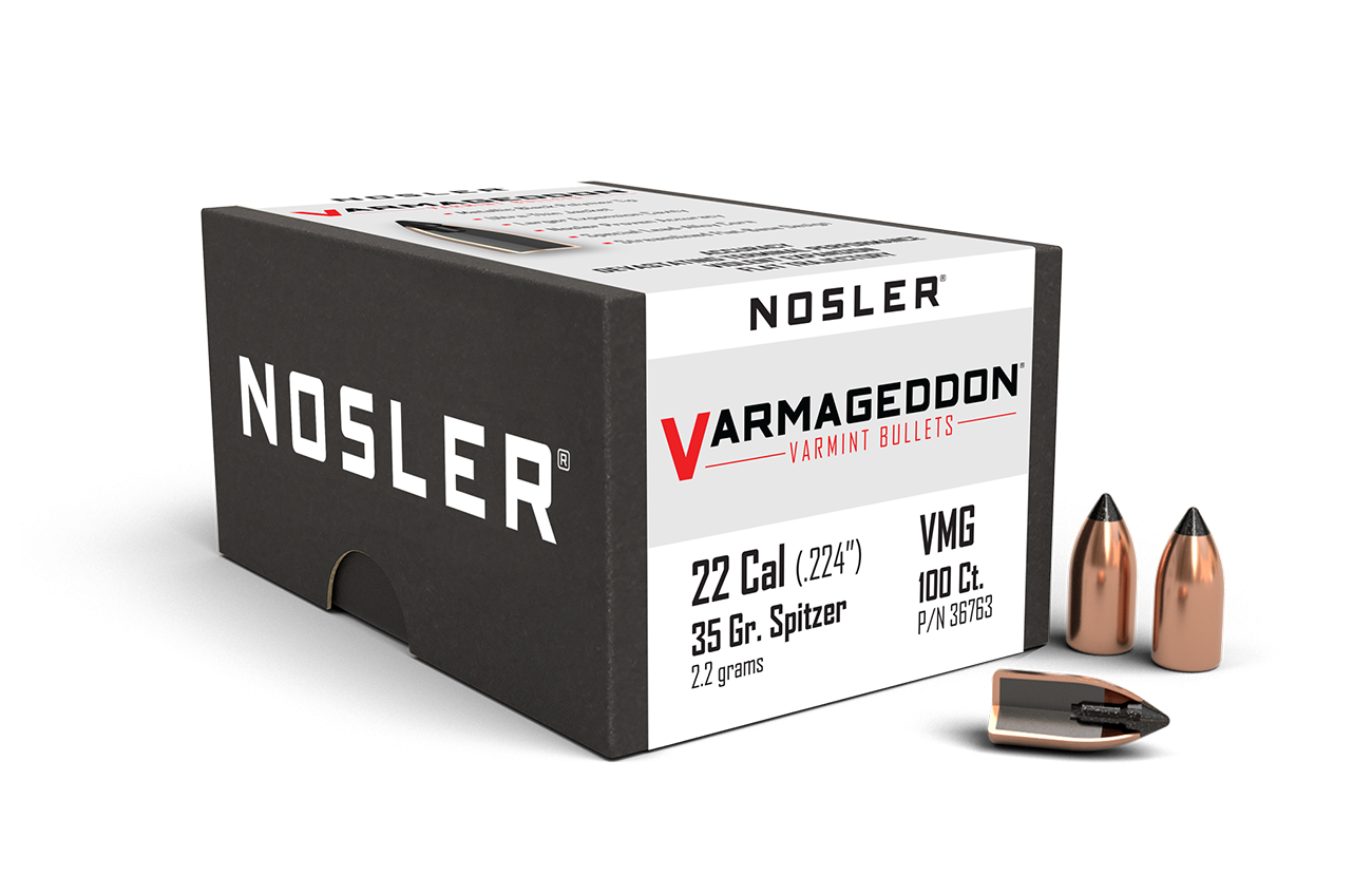 Nosler - Kula - 22 Caliber (.224) - 35gr - Varmageddon Tipped Varmint - 100st/ask