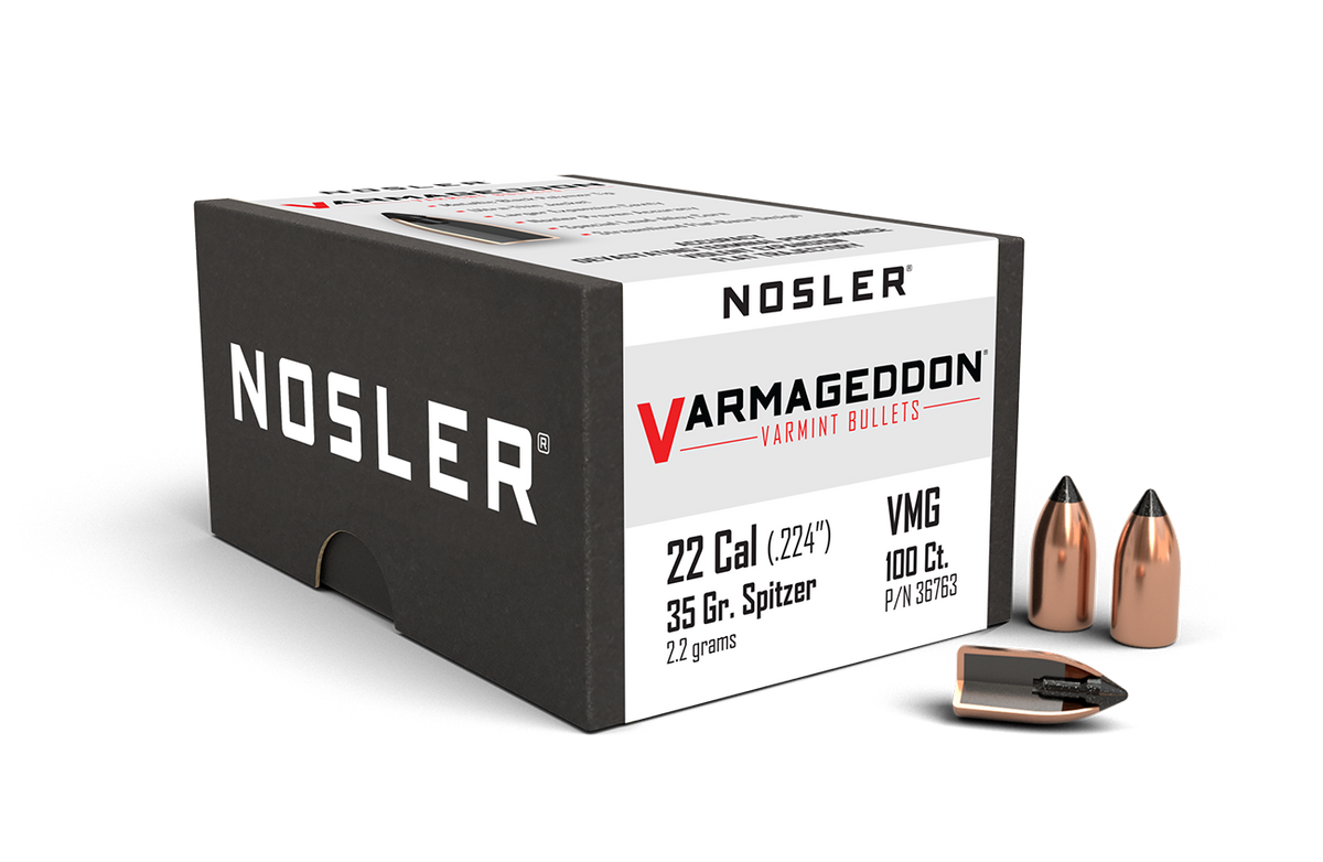 Nosler - Kula - 22 Caliber (.224) - 35gr - Varmageddon Tipped Varmint - 100st/ask