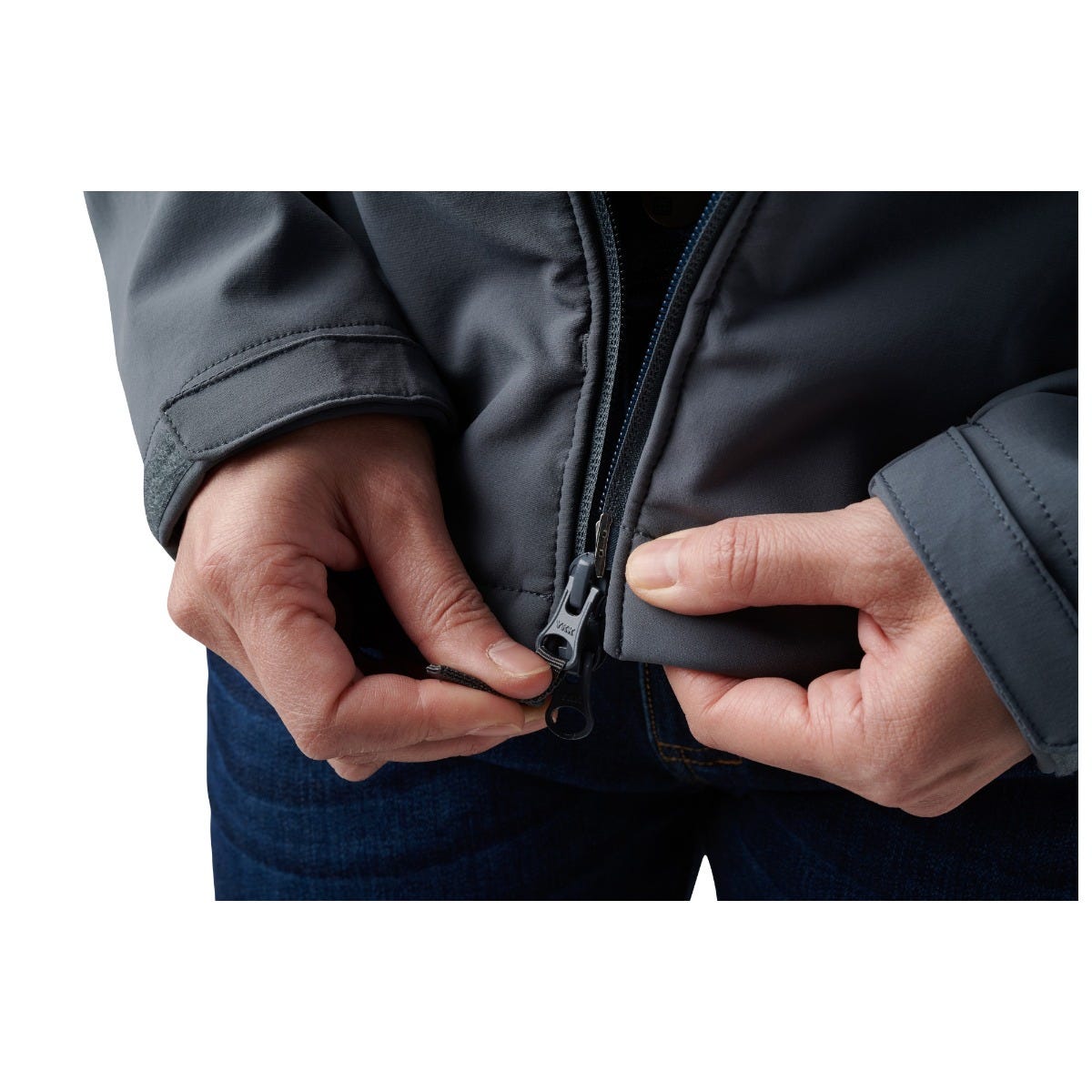 5.11 Tactical Women's Leone Softshell Zip-Up Jacket i Black