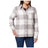 5.11 Louise Shirt Jacket för dam i Overcast Grey Check, med Sherpa-foder och tryckknappar.