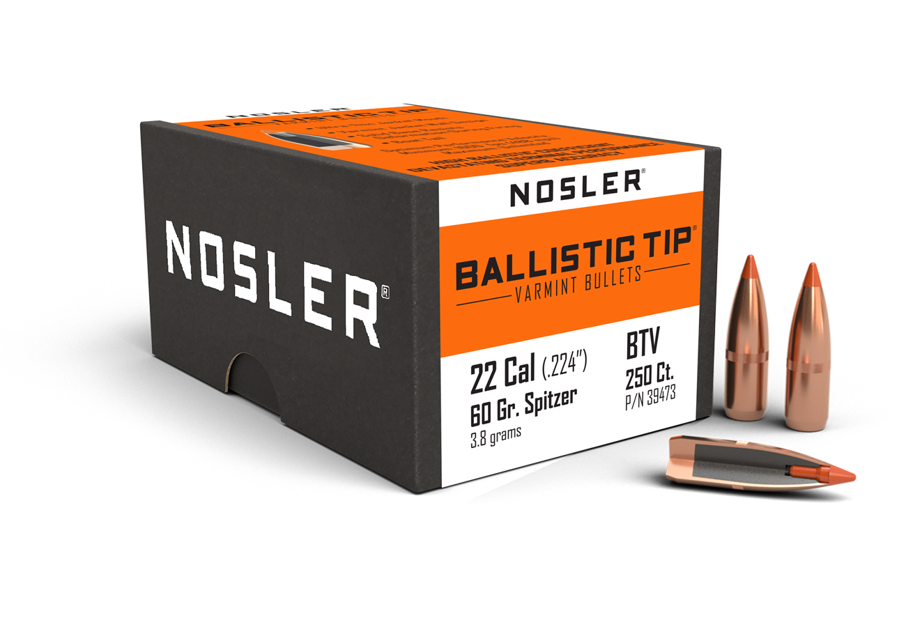 Nosler - Kula - 22 Caliber - 60gr - Ballistic Tip Varmint - 250st/ask