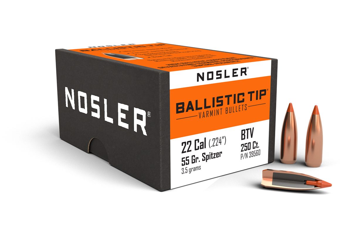 Nosler - Kula - 22 Caliber - 55gr - Ballistic Tip Varmint - 250st/ask