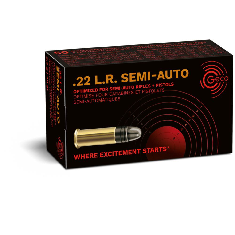 Geco - .22lr - Semi-auto - 50st/ask