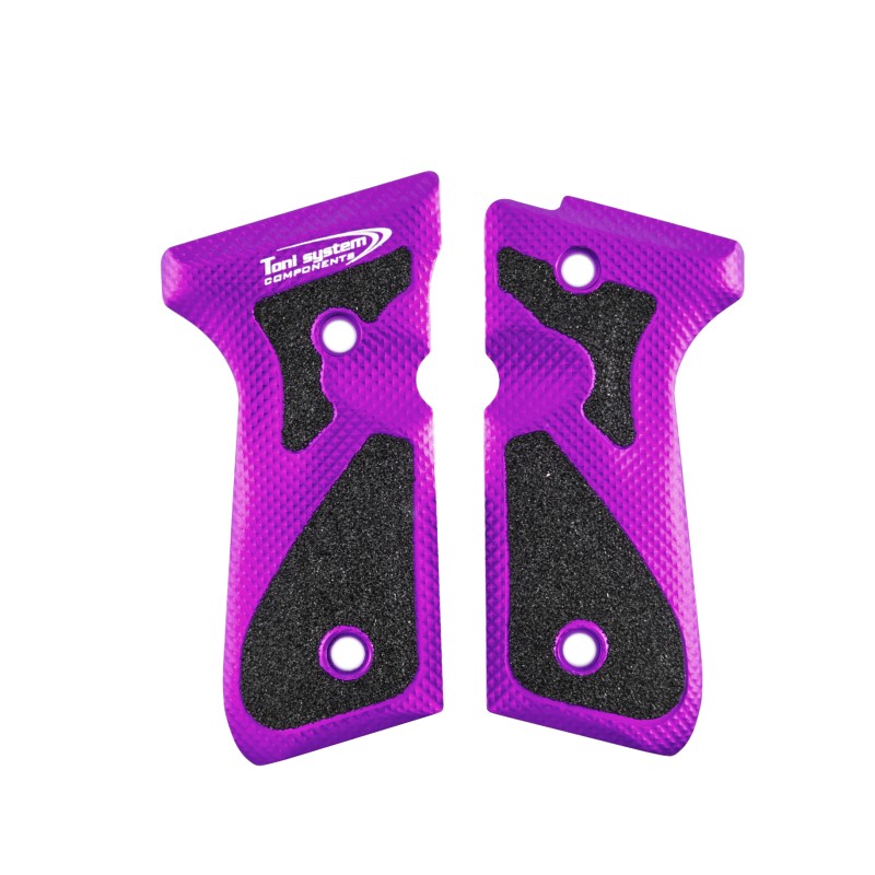 Toni System - 3D Ergonomic Aluminum Grips for Beretta 92, 96, 98, Elite LTT and M9A1