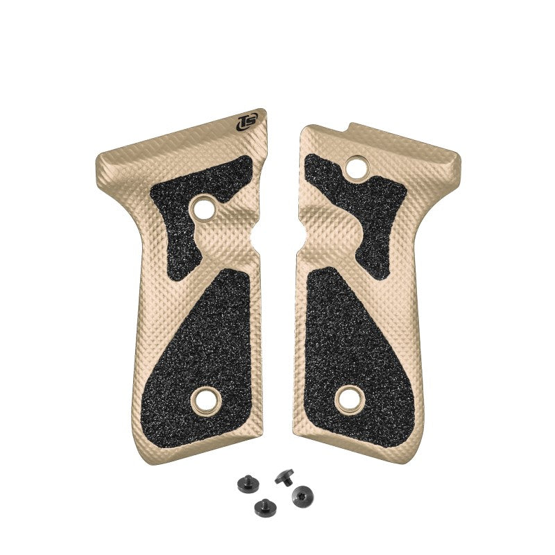 Toni System - 3D Ergonomic Aluminum Grips for Beretta 92, 96, 98, Elite LTT and M9A1